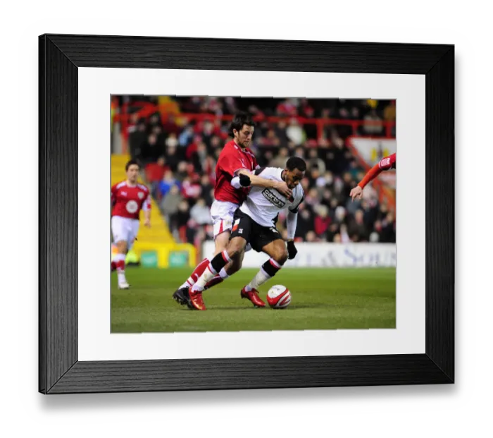 Framed Print : Bristol City vs Charlton Athletic: A Football Rivalry - Season 08-09
