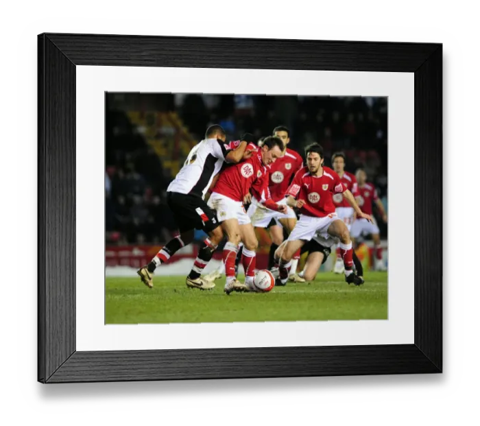 Framed Print : Bristol City vs Charlton Athletic: A Football Rivalry - Season 8-9