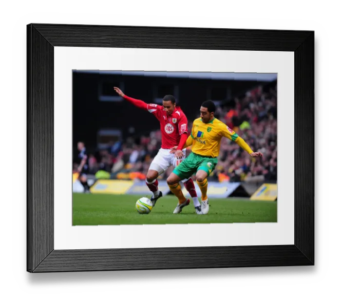 Framed Print : The Clash of the Canaries and Robins: Norwich City vs. Bristol City (08-09) Framed Print : The Clash of the Canaries and Robins: Norwich City vs. Bristol City (08-09)