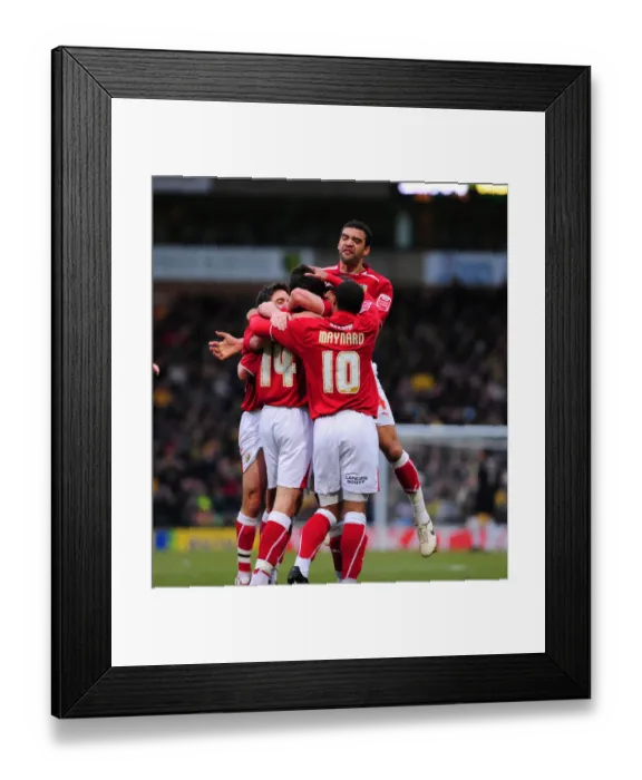 Framed Print : A Football Rivalry: Bristol City vs. Norwich City - Season 08-09 Framed Print : A Football Rivalry: Bristol City vs. Norwich City - Season 08-09