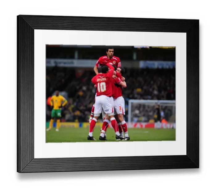 Framed Print : The Clash of the Championship: Norwich City vs. Bristol City - A Football Rivalry (Season 08-09): The Robins Take on The Canaries Framed Print : The Clash of the Championship: Norwich City vs. Bristol City - A Football Rivalry (Season 08-09): The Robins Take on The Canaries