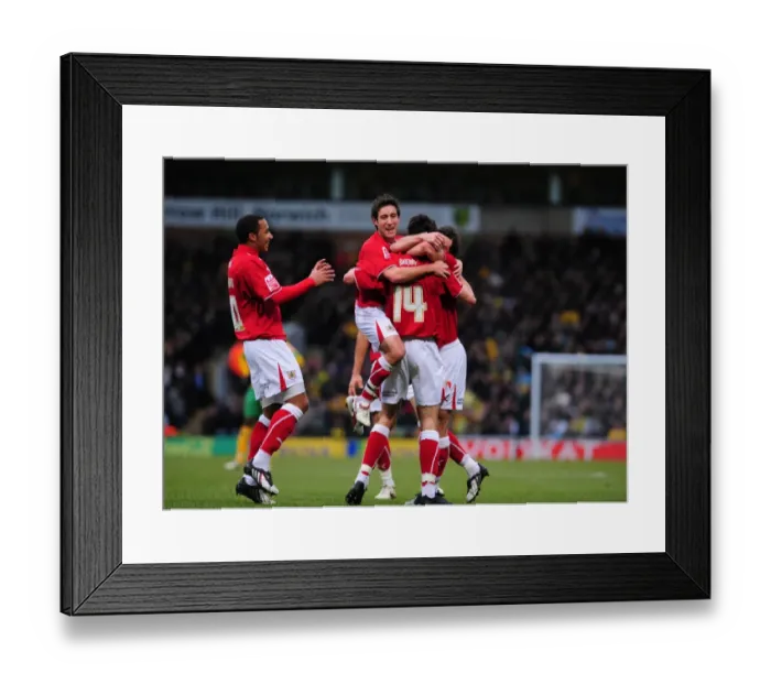 Framed Print : A Football Rivalry: Bristol City vs. Norwich City - Season 08-09 Framed Print : A Football Rivalry: Bristol City vs. Norwich City - Season 08-09