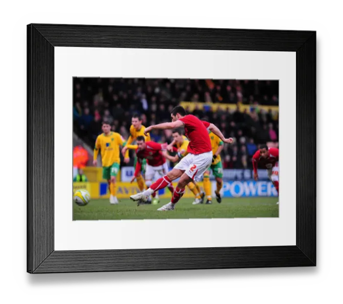 Framed Print : A Football Rivalry: Bristol City vs. Norwich City - Season 08-09 Framed Print : A Football Rivalry: Bristol City vs. Norwich City - Season 08-09