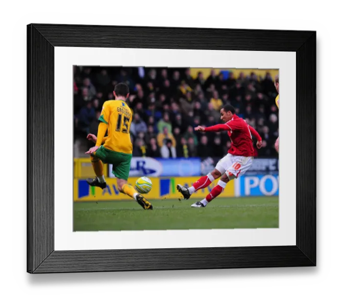 Framed Print : The Birds Battle: Norwich City vs. Bristol City (08-09 Season) Framed Print : The Birds Battle: Norwich City vs. Bristol City (08-09 Season)