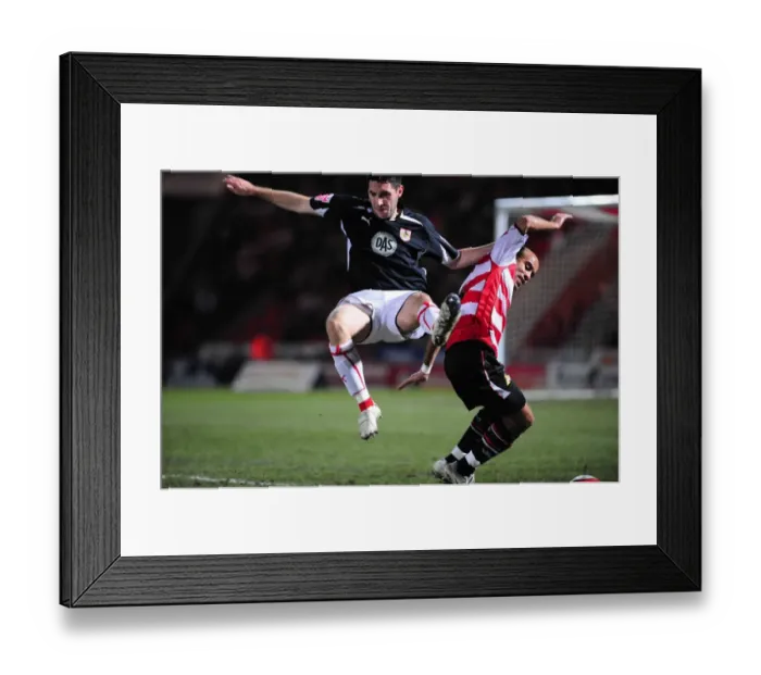 Framed Print : Bristol City vs Doncaster Rovers: A Football Rivalry from Season 08-09
