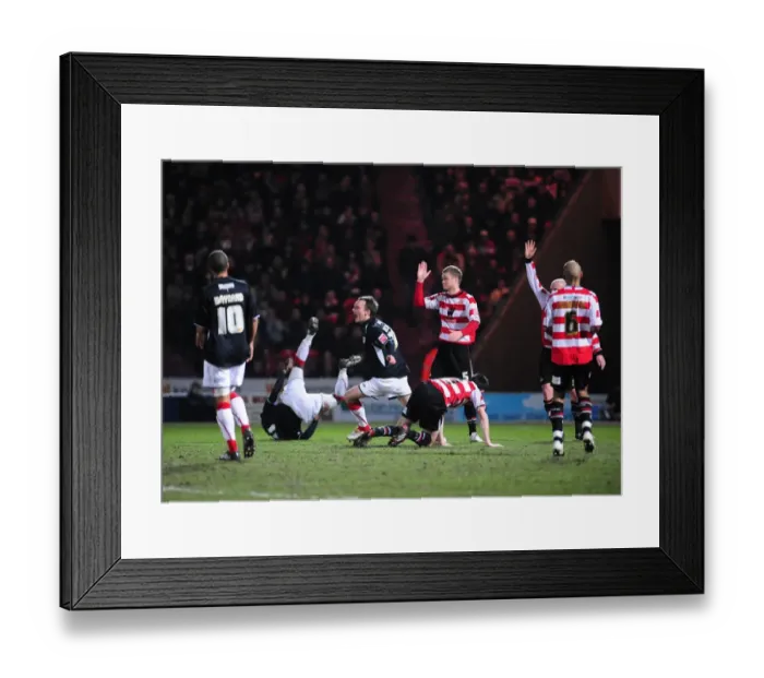 Framed Print : Bristol City vs Doncaster Rovers: A Football Rivalry from the 08-09 Season