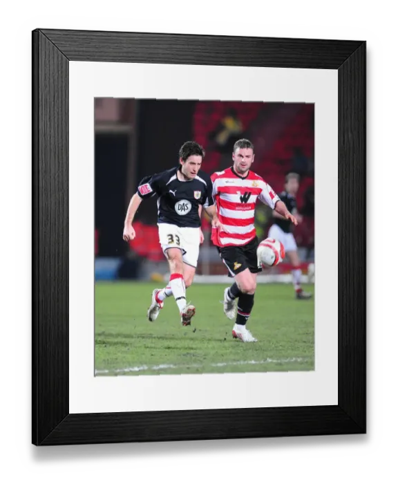 Framed Print : The Intense Rivalry: Bristol City vs. Doncaster Rovers (08-09 Season) - A Football Showdown Framed Print : The Intense Rivalry: Bristol City vs. Doncaster Rovers (08-09 Season) - A Football Showdown