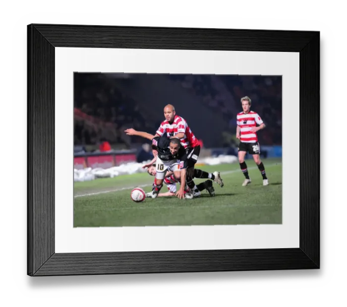 Framed Print : Bristol City vs. Doncaster Rovers: A Football Rivalry - 08-09 Season