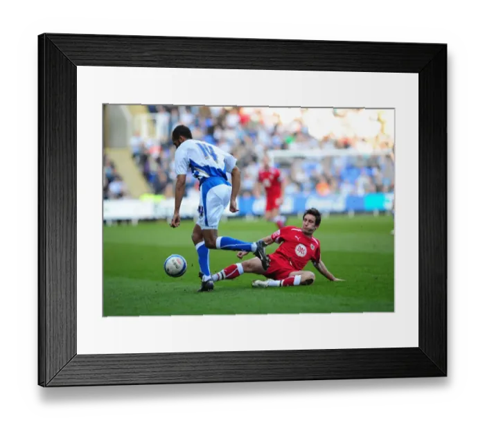 Framed Print : Clash of Titans: Reading vs. Bristol City (Season 08-09) Framed Print : Clash of Titans: Reading vs. Bristol City (Season 08-09)
