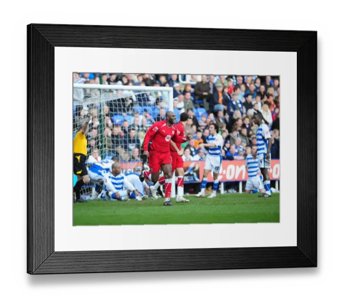 Framed Print : Clash of Titans: Reading vs. Bristol City (Season 08-09) Framed Print : Clash of Titans: Reading vs. Bristol City (Season 08-09)