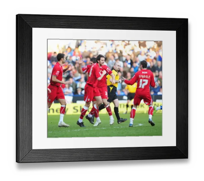 Framed Print : A Football Rivalry: Reading vs. Bristol City - Season 08-09: The Battle on the Field Framed Print : A Football Rivalry: Reading vs. Bristol City - Season 08-09: The Battle on the Field