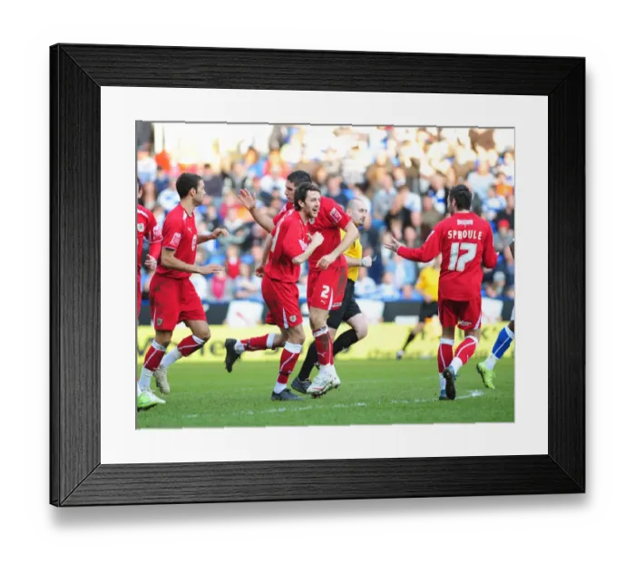 Framed Print : The Rivalry Roars: Reading vs. Bristol City - Season 08-09