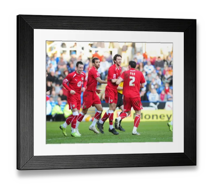 Framed Print : Clash of Titans: Reading vs. Bristol City (Season 08-09) Framed Print : Clash of Titans: Reading vs. Bristol City (Season 08-09)