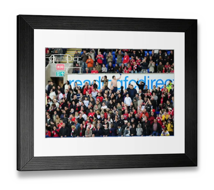 Framed Print : The Intense Football Rivalry: Reading vs. Bristol City - Season 08-09