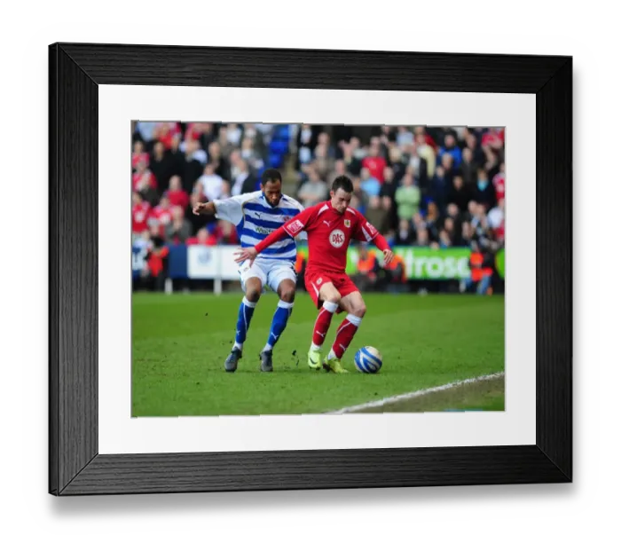 Framed Print : Clash of Titans: Reading vs. Bristol City (Season 08-09)