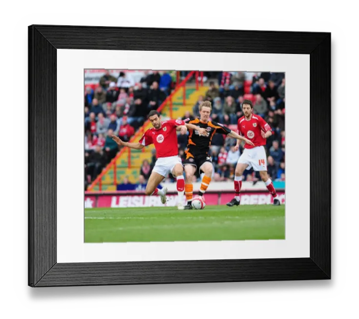 Framed Print : Bristol City vs Blackpool: A Football Rivalry - Season 08-09