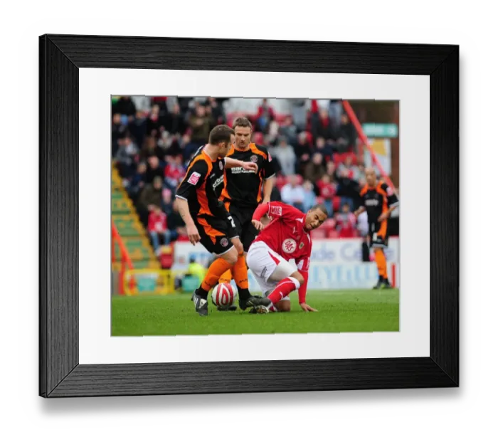 Framed Print : Bristol City vs Blackpool: A Football Rivalry (08-09 Season)