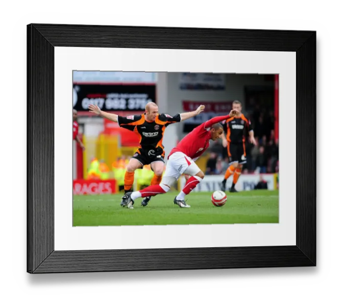Framed Print : Bristol City vs Blackpool: A Football Rivalry - Season 08-09