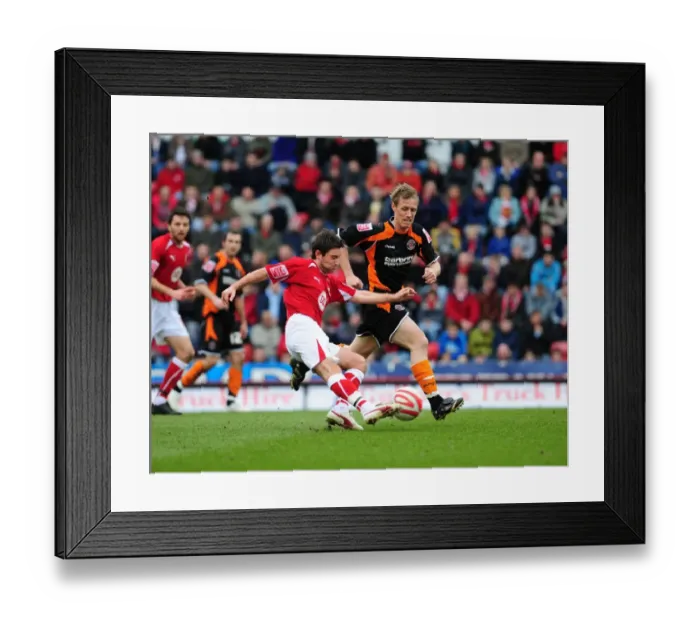 Framed Print : Bristol City vs Blackpool: A Football Rivalry (08-09 Season)