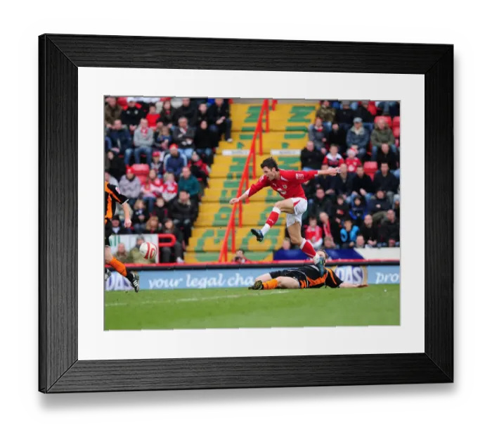 Framed Print : Bristol City vs Blackpool: A Football Rivalry (Season 08-09)
