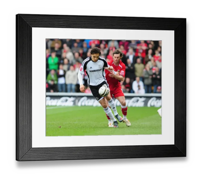 Framed Print : Bristol City vs. Derby County: A Football Rivalry - Season 08-09 Framed Print : Bristol City vs. Derby County: A Football Rivalry - Season 08-09