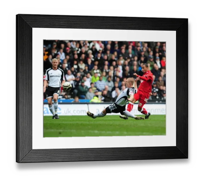 Framed Print : Derby County vs. Bristol City: The Rivalry - Season 08-09