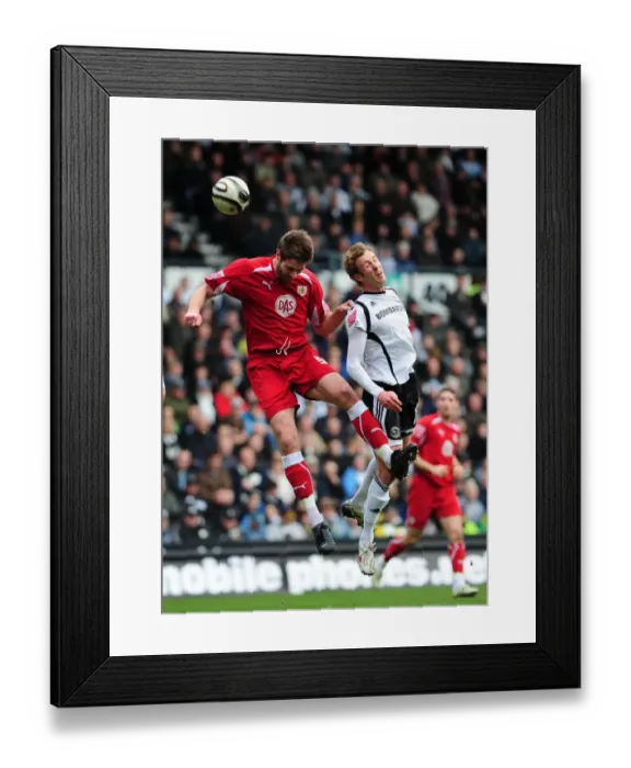 Framed Print : Derby County vs. Bristol City: A Football Rivalry - Season 08-09 Framed Print : Derby County vs. Bristol City: A Football Rivalry - Season 08-09