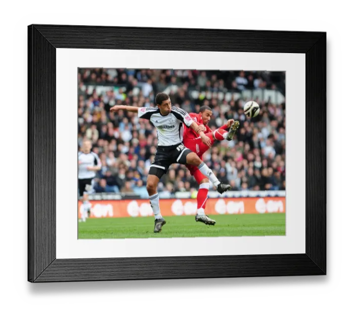 Framed Print : A Football Rivalry: Derby County vs. Bristol City - Season 08-09