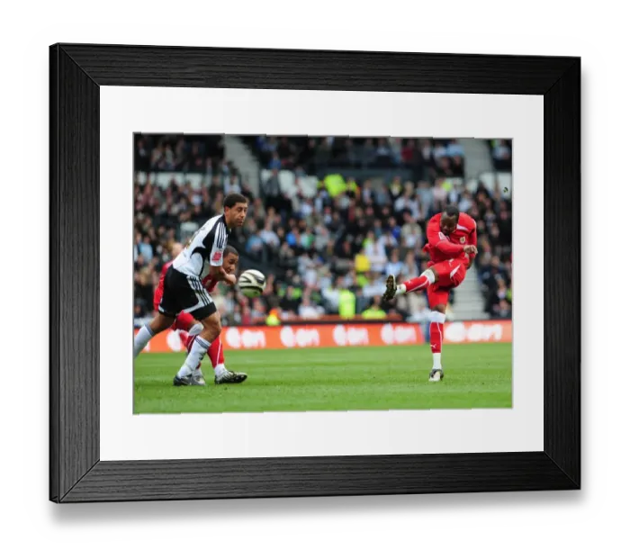 Framed Print : The Rivalry Roars: Derby County vs. Bristol City - A Football Battle (Season 08-09)