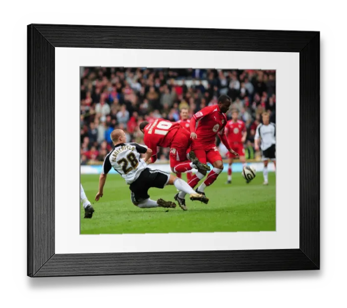 Framed Print : Bristol City vs. Derby County: A Football Rivalry - Season 08-09 Framed Print : Bristol City vs. Derby County: A Football Rivalry - Season 08-09