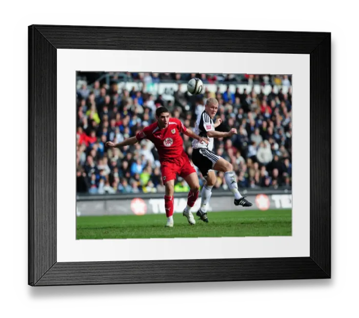 Framed Print : Bristol City vs. Derby County: A Football Rivalry - Season 08-09