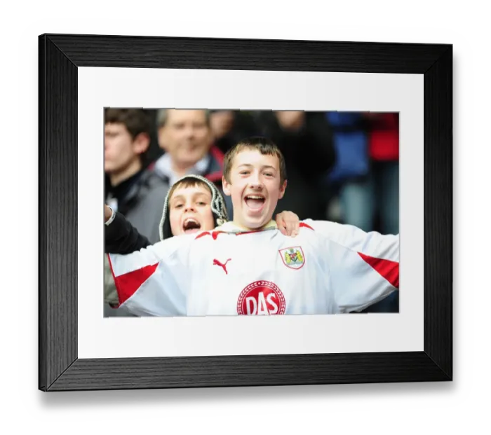Framed Print : Bristol City vs. Derby County: A Football Rivalry - Season 08-09