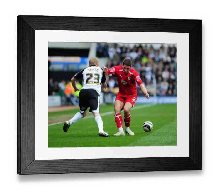Framed Print : Bristol City vs. Derby County: A Football Rivalry - Season 08-09 Framed Print : Bristol City vs. Derby County: A Football Rivalry - Season 08-09