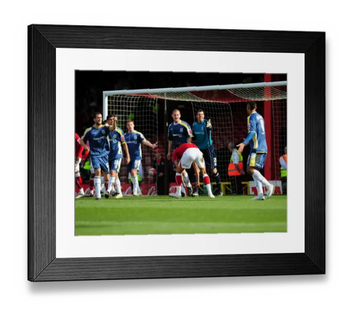 Framed Print : Bristol City vs. Cardiff City: A Football Rivalry - Season 08-09