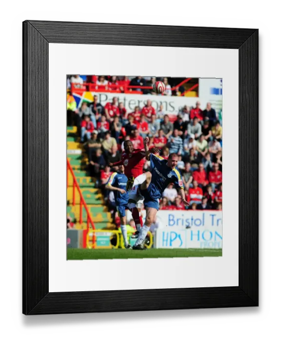 Framed Print : Bristol City vs Cardiff City: A Football Rivalry - Season 08-09 Framed Print : Bristol City vs Cardiff City: A Football Rivalry - Season 08-09