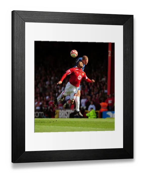 Framed Print : Bristol City vs Cardiff City: A Football Rivalry - Season 08-09 Framed Print : Bristol City vs Cardiff City: A Football Rivalry - Season 08-09