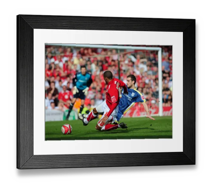 Framed Print : Bristol City vs. Cardiff City: A Football Rivalry - Season 08-09