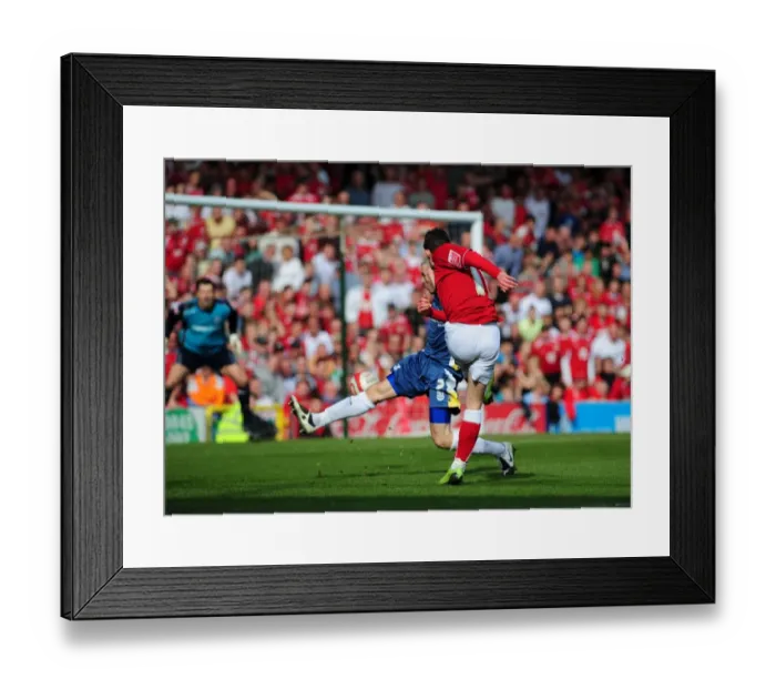 Framed Print : Bristol City vs. Cardiff City: A Football Rivalry - Season 08-09