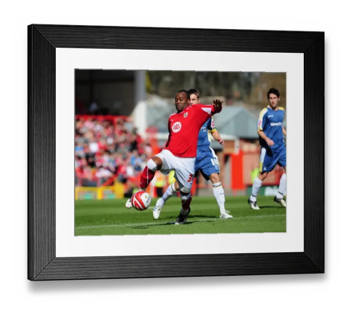 Framed Print : Bristol City vs Cardiff City: A Football Rivalry - Season 08-09 Framed Print : Bristol City vs Cardiff City: A Football Rivalry - Season 08-09