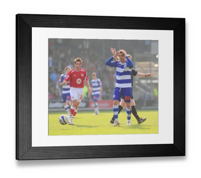 Framed Print : The Rivalry: QPR vs. Bristol City (Season 08-09) Framed Print : The Rivalry: QPR vs. Bristol City (Season 08-09)