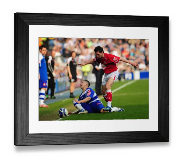 Framed Print : Bristol City vs. QPR: A Football Rivalry - Season 08-09