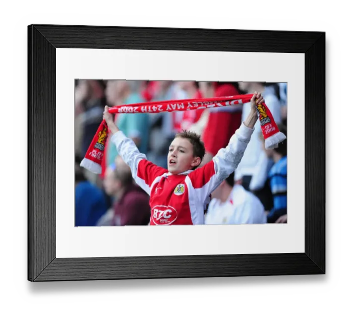 Framed Print : A Football Rivalry: The Championship Showdown - QPR vs. Bristol City (Season 08-09)