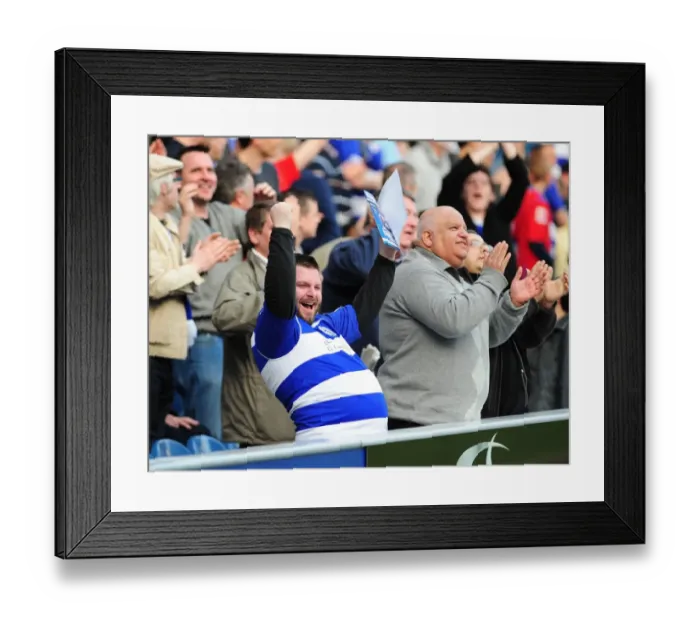 Framed Print : Bristol City vs. QPR: A Football Rivalry - The Battle on the Field (Season 08-09)