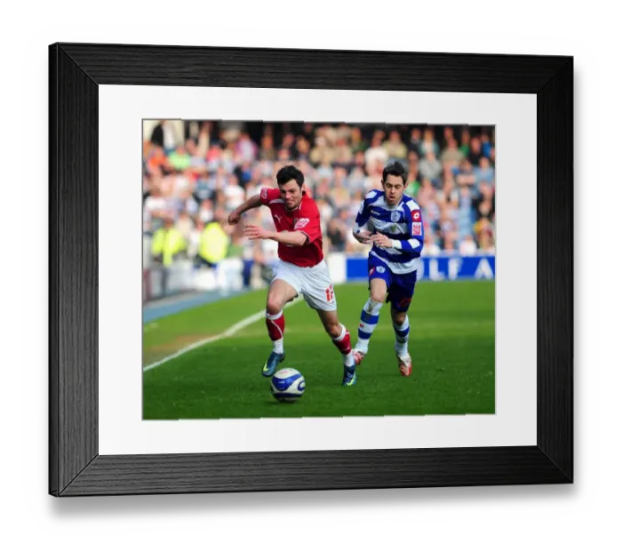 Framed Print : Battle of the West Country: QPR vs. Bristol City (Season 08-09)