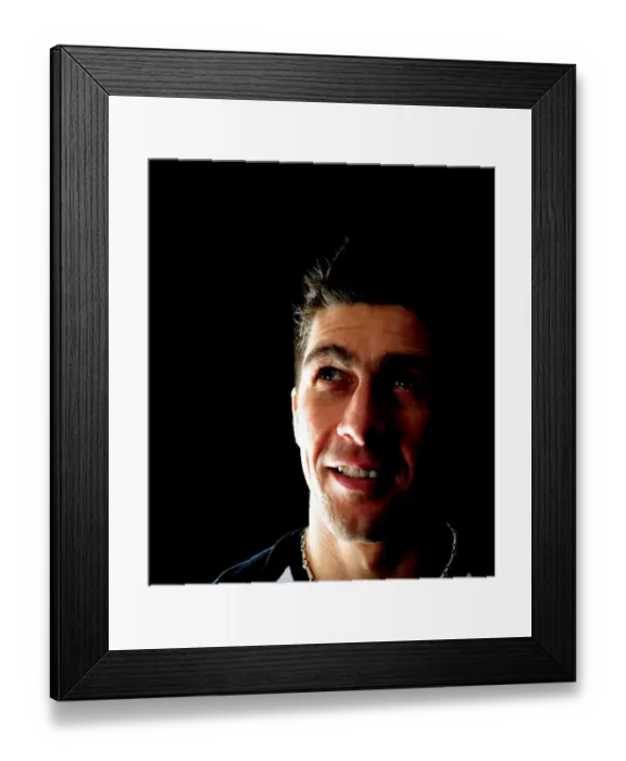 Framed Print : Portrait of Adriano Basso (2008-09) - Bristol City FC