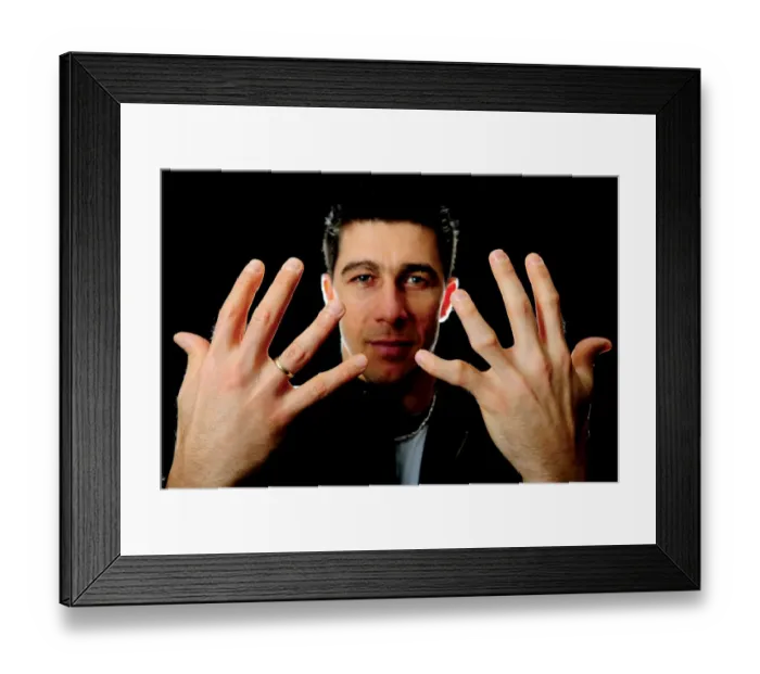 Framed Print : Bristol City FC: Portrait of Adriano Basso (08-09)