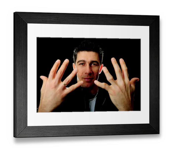 Framed Print : Bristol City FC: Portrait of Adriano Basso (2008-09)