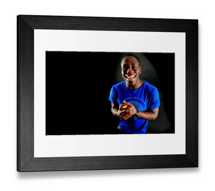 Framed Print : John Akinde: A Dominant Force in Bristol City Football Club's 08-09 Season Framed Print : John Akinde: A Dominant Force in Bristol City Football Club's 08-09 Season