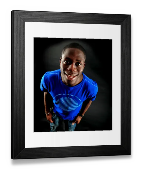 Framed Print : John Akinde: A Portrait of Determination, Bristol City Football Club 08-09