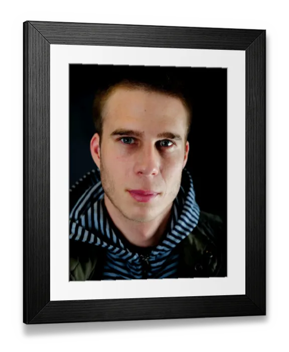 Framed Print : Powerful Portrait of Peter Styvar from Bristol City FC's 08-09 Season Framed Print : Powerful Portrait of Peter Styvar from Bristol City FC's 08-09 Season